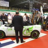 CRPS electric test vehicle Highlight Exhibit at the Advanced Engineering show